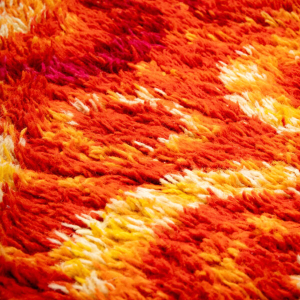 Oranžides toonides rüiuvaip 135x195cm 🌞