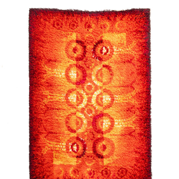 Oranžides toonides rüiuvaip 135x195cm 🌞