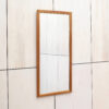 DEC-PEE-TII-033 (5) Tiikpuust raamiga peegel 47x99cm