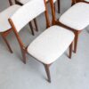 Tiikpuust Taani söögilauatoolid – 6 tk komplekt